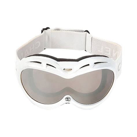 chanel ski goggles for sale vintage|Chanel glasses with pearl chain.